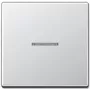 JUNG A 590 KO5 AL - Nupud - Alumiinium - termoplast - IP44 - 55 mm