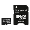 Transcend 4 GB MicroSDHC klass 10 välkmälu koos adapteriga