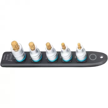 Socket Set Hazet 990-SR/5 mitmehambalised lühikesed otsakud, 5 tk, suurused M6–M14