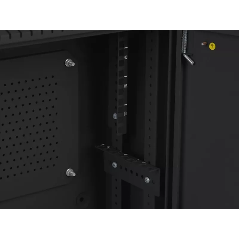 Seinale kinnitatav korpus Lanberg WAF1-5203-04-00B 4U Must