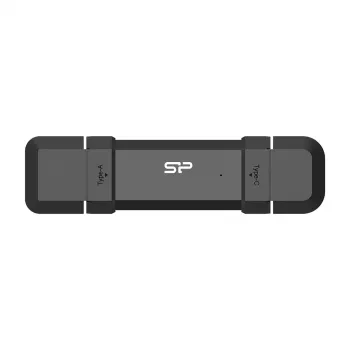Silicon Power DS72 USB-mälupulk 250 GB USB Type-A / USB Type-C 3.2 Gen 2 (3.1 Gen 2) Must