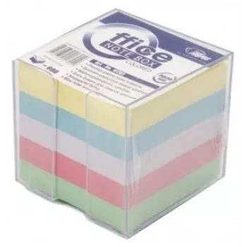 Märkmepaber Forpus 9x9 cm, assortii, liimimata, kaanega (800) 0716-007