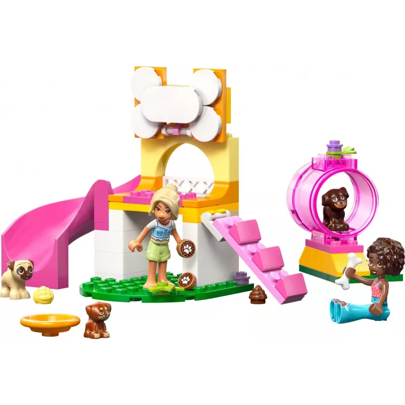 Konstruktsioonilelu LEGO Friends Puppy Playground komplekt 42665, 66 osa, 2 minifiguuri, vanus 4+