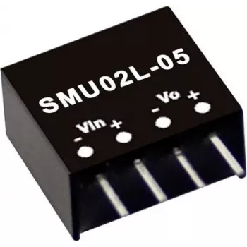 Toiteadapter/pingemuundur MEAN WELL SMU02L-12 2 W, sisend 4,5–5,5 V, väljund 12 V