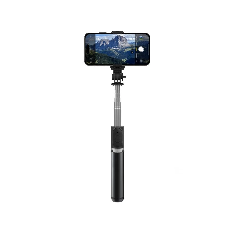 SelfieGo Kompaktne selfiepulk Bluetooth-statiiviga (20-101 cm) Crong CRGSGL1B
