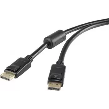 Renkforce DisplayPort-ühenduskaabel [1x DisplayPort-pistik - 1x DisplayPort-pistik] 7,5 m must (RF-3433994)