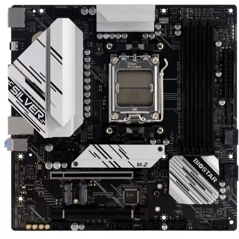 BIOSTAR B650M-Silver AM5 Micro-ATX emaplaat