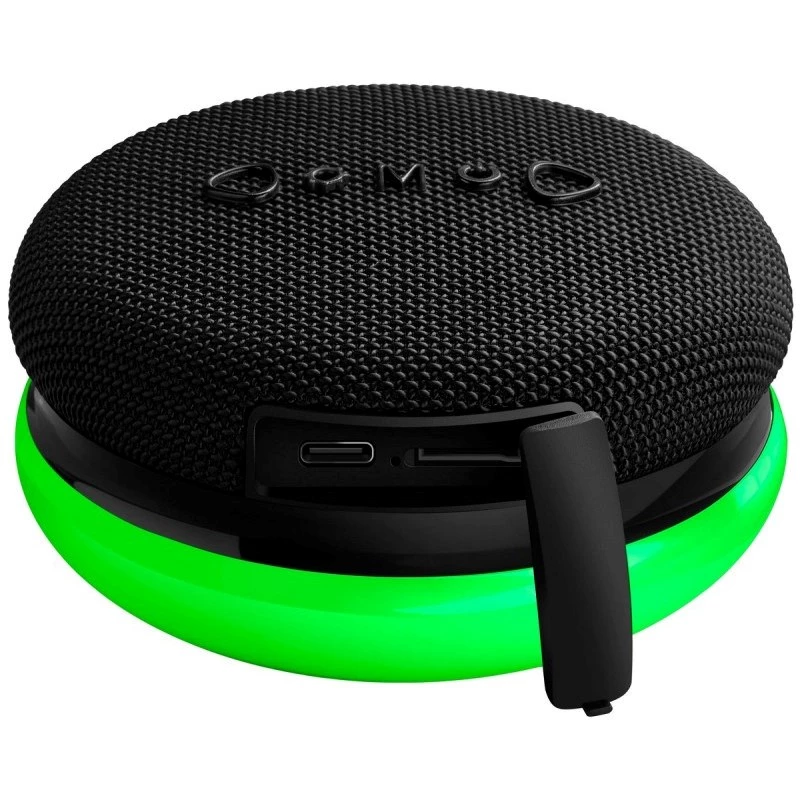 Kaasaskantav Bluetooth-kõlar DEFENDER ENJOY 40 — 7 W RMS, Bluetooth 5.3, LED-valgustus, LiPo aku, 9 h, must