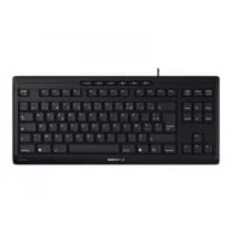 CHERRY STREAM TKL klaviatuur Universal USB QWERTZ Šveitsi must