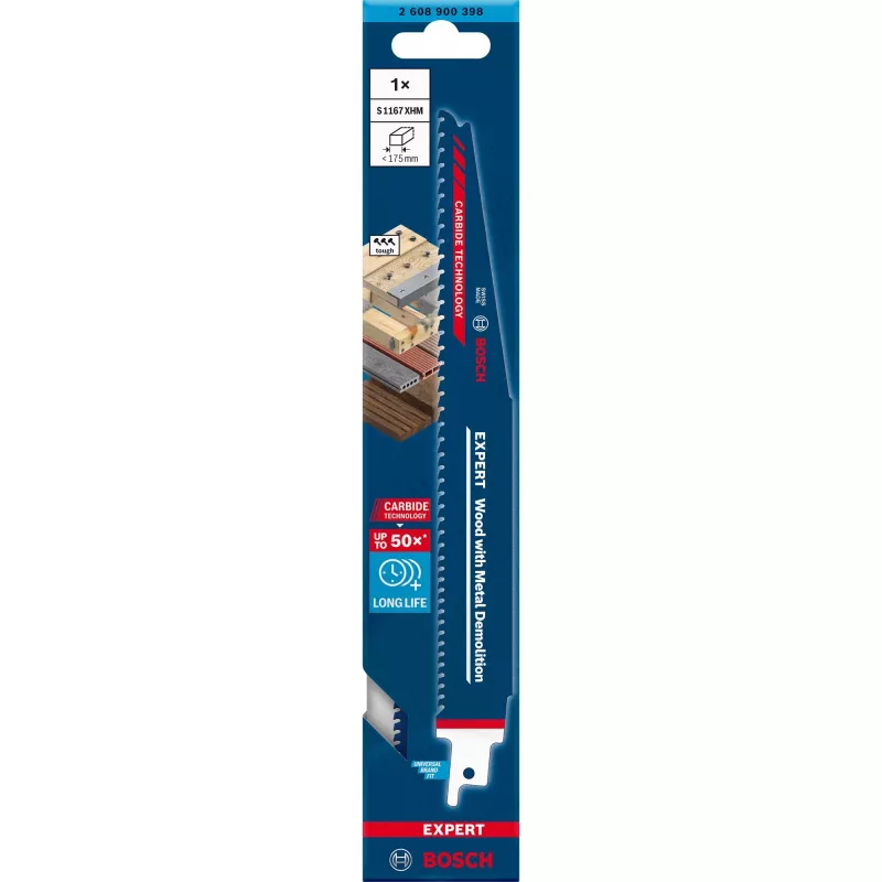 Bosch Expert 2608900398 kolbsaeleht kõrge süsinikteras (HCS) 1 tk