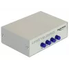 DeLock Switch VGA 4 port manual bidirectional - ekraani lüliti - 4 x VGA - lauaarvuti (87635)