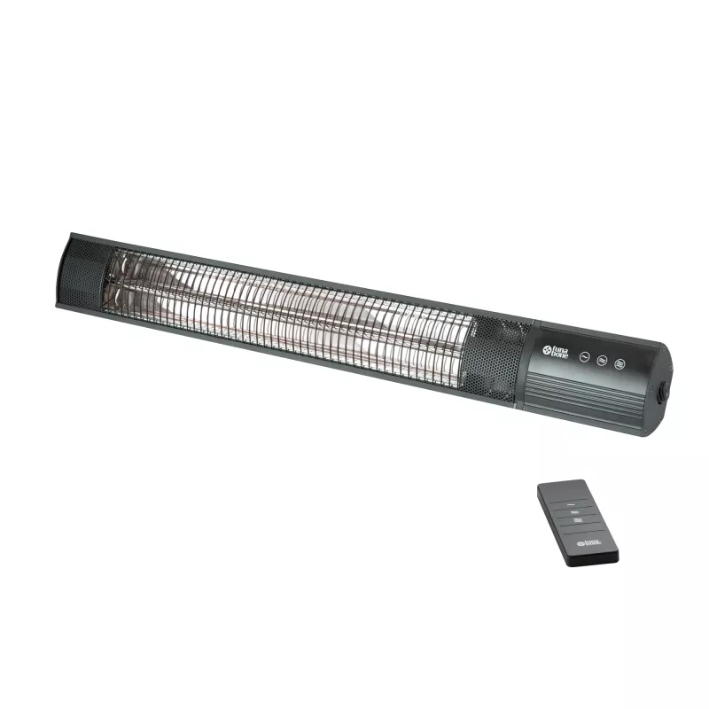 TunaBone | Elektriline seinale paigaldatav infrapuna terrassisoojendi | TB2580W-01 | Terrassisoojendi | 2500 W | Võimsustasemete arv 3 | Sobib kuni 25 m² ruumidele | Must | IP55