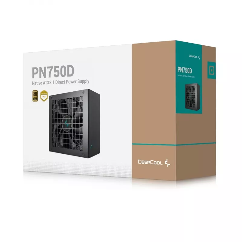 DeepCool PN750D toiteplokk 750 W 20+4 pin ATX ATX Must