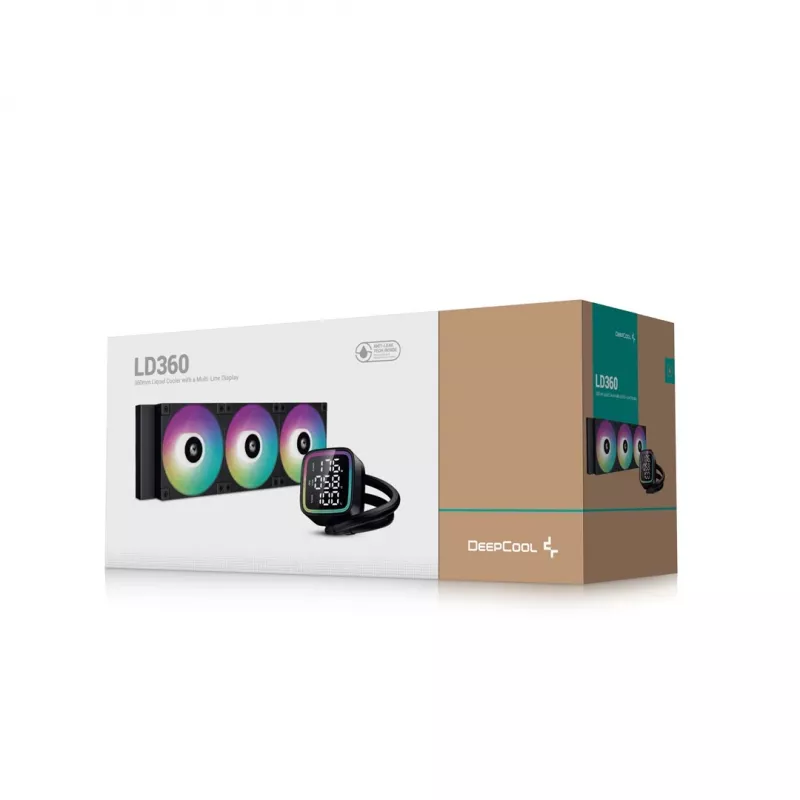 All-in-one vedelikjahuti DeepCool LD360 12 cm Must Hüdrodünaamiline laager