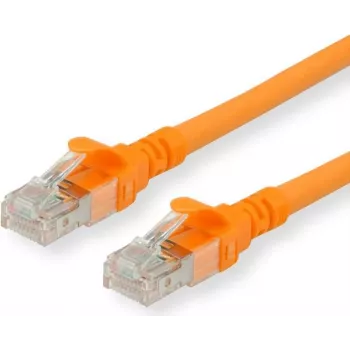 ROLINE - paigalduskaabel - RJ-45 (M) - RJ-45 (M) - 30 cm - SFTP, PiMF - CAT 6 - halogeenivaba, valatud, keerutatud - oranž (21.15.2958)