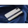 Nutitelefoni ümbris man and wood iPhone X/XS jaoks — must nahk