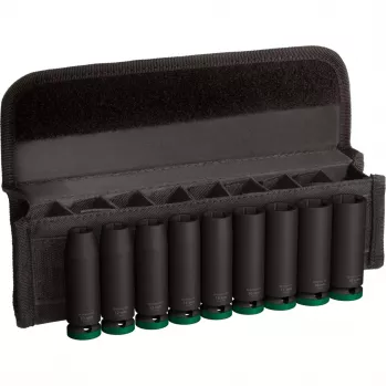 Padrunivõtmete komplekt Bosch PRO 1/2 tolli 9-osaline, sügavad mustad padrunid