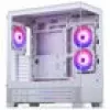 PHANTEKS XT View Matrix PC-Enclosure, Midi-Tower, E-ATX, Tempered Glass, Matrix LED - Valge (PH-XT523VM1_DWT01)