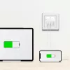 Kahe USB-pistikupesa adapter 65W, 2xUSB-C, valge