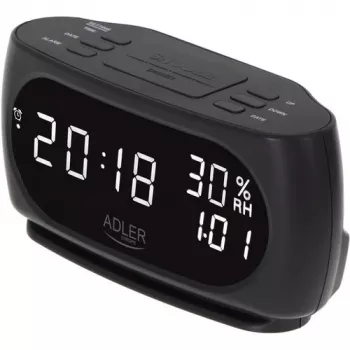 Adler AD 1186 äratuskell Digitaalne äratuskell Must