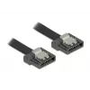 SATA-kaabel DeLOCK 83841 0.5m SATA III 7-kontaktiline must