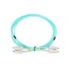Fiiber patchcord Extralink SC/APC–SC/APC, mitmemoodiline OM3, dupleks, 3 mm mantliga, 5 m