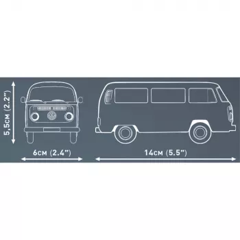 Ehituskomplekt Cobi Volkswagen T2b Buss oranž, mõõtkavas 1:35