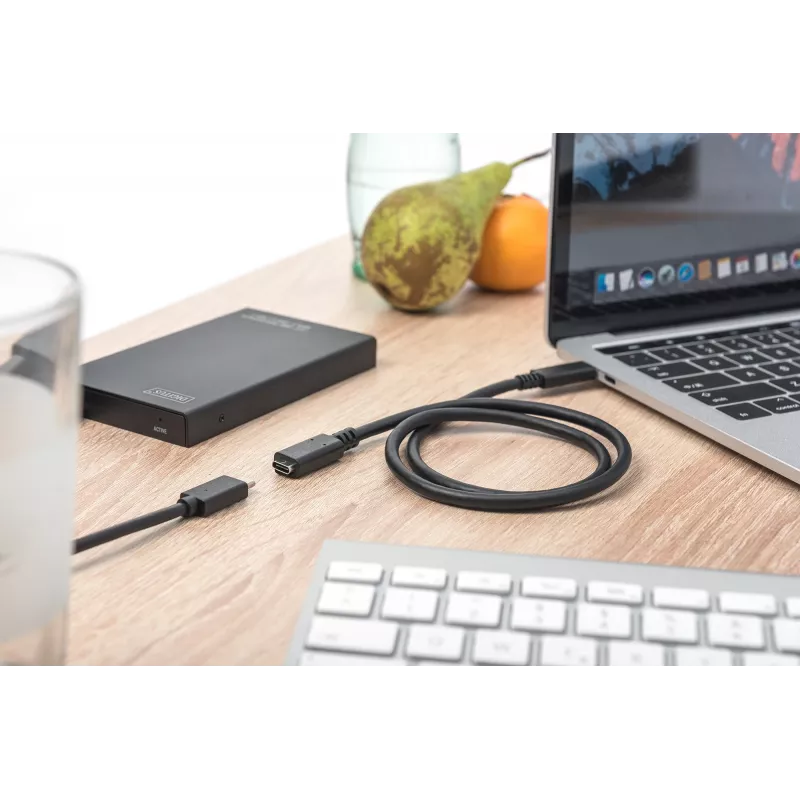USB USB-C pikenduskaabel Digitus AK-300210-015-S
