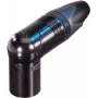 Neutrik XLR-pistik, nurga all, kontaktide arv: 3, must NC3MRX-BAG 1 tk (NC3MRX-BAG)