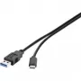 USB-kaabel Renkforce USB Type A kuni USB-C 3.1 1.8 m