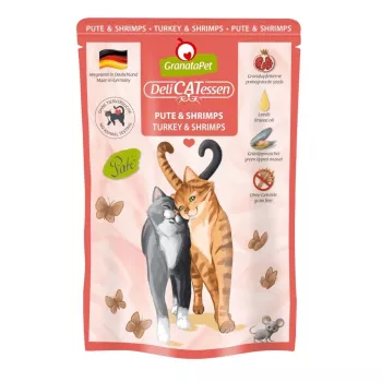 GRANATAPET DeliCATessen Kalkun ja krevetid - märg kassitoit - 85g