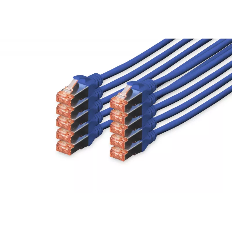 Digitus DK-1644-010-B-10 Etherneti paigalduskaabel sinine