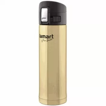 Termos LAMART LT4009 420 L Kuldne, roostevabast terasest sisemus, nupuvajutusega avamine, Ø 6,4 cm