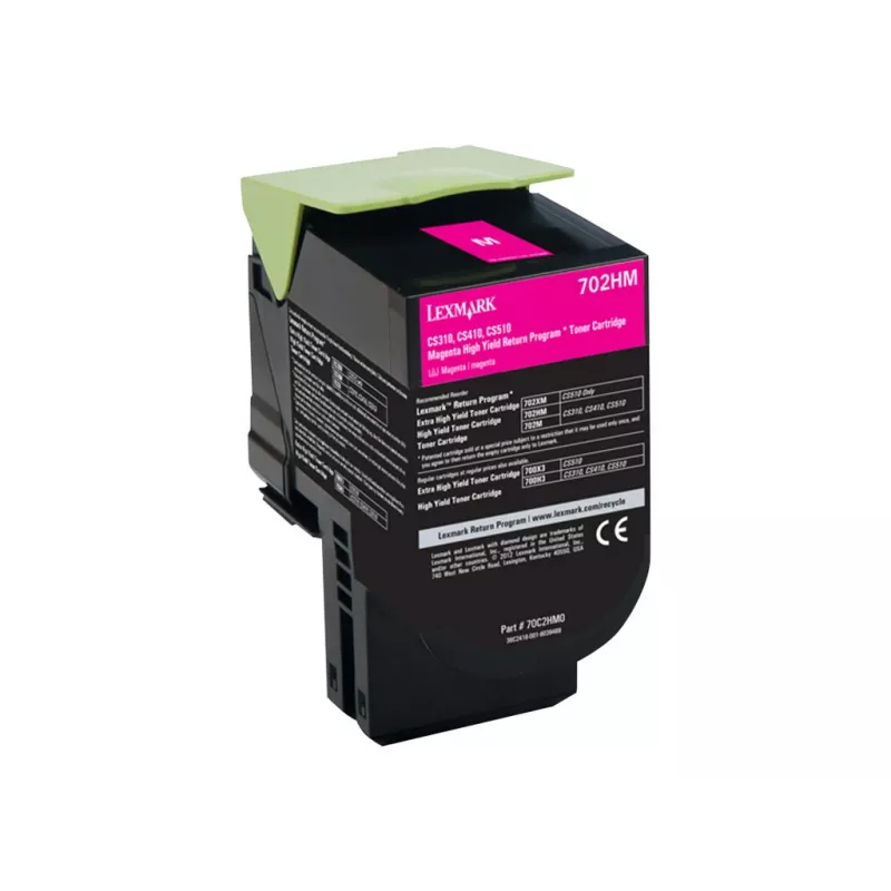 Tonerikassett Lexmark 702HM magenta 3000 lehekülge