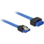 SATA-kaabel DeLOCK 84972 0,3 m SATA 7-kontaktiline must sinine