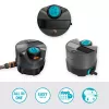 Ümmargune veepiserdi Gardena AquaPrecise Must Sinine Hall 1 tk