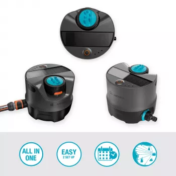 Ümmargune veepiserdi Gardena AquaPrecise Must Sinine Hall 1 tk