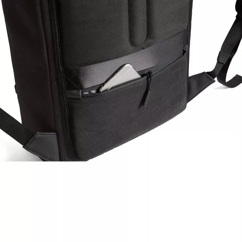 Seljakott XDDESIGN Urban Lite Must — 21 L (laiendatav 27 L), 15,6-tolline sülearvutisahtel, veekindel, kärurihm