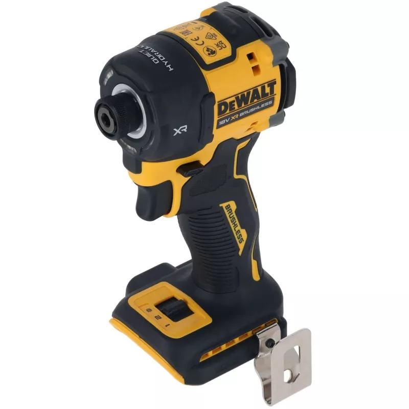 Keerupüstol DeWalt DCF870NT-XJ, 18V Li-Ion, 56 N·m, 1/4-tolline padrun, püstolkäepide, 100 mm pikkus