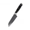 Kohersen Elegance Ebony Wood Santoku nuga Damaskuse teras 12,7 cm