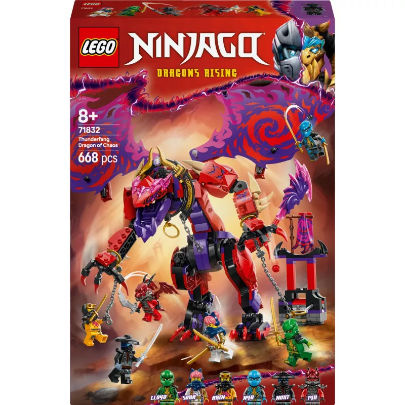 LEGO NINJAGO 71832 Thunderfangi kaose draakon