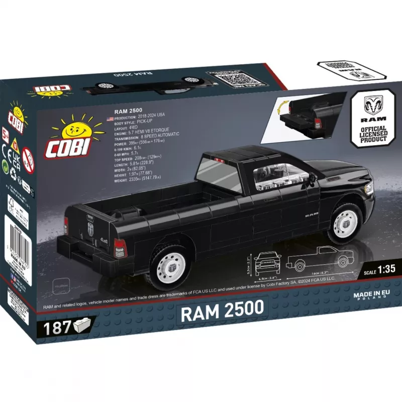 Ehitusmänguasi Cobi RAM 2500 2-in-1 ehitatav mudel, COBI-24610