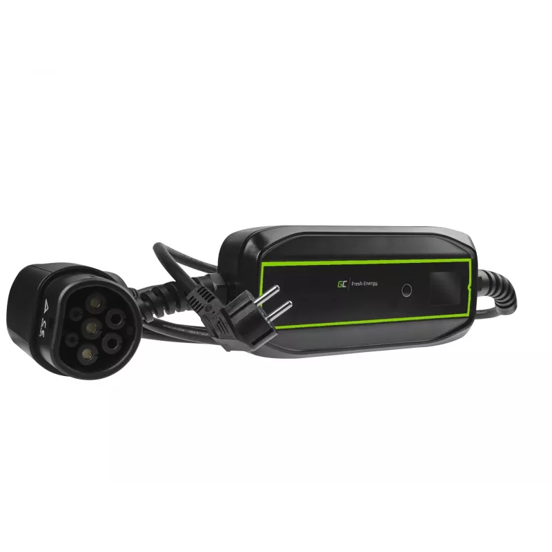 Elektrisõiduki laadimisjaam roheline Cell EV16 Must