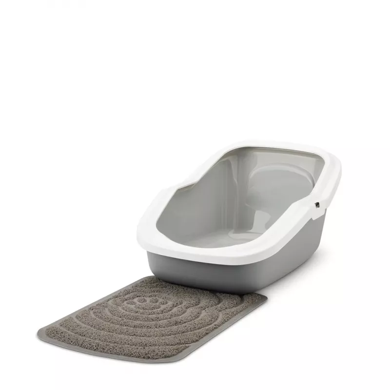 Avatud kassiliivakast Savic Aseo Hall Valge 560×390×275 mm kassidele, plastist, 2 kg