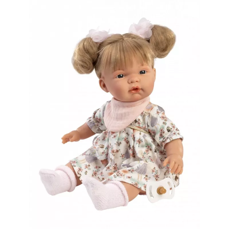 Nukk Llorens Joelle, 38 cm nuttev nukk realistlike omaduste ja pehme kehaga