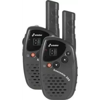 Stabo freecomm 200 kahesuunaline raadio 8 kanaliga Must