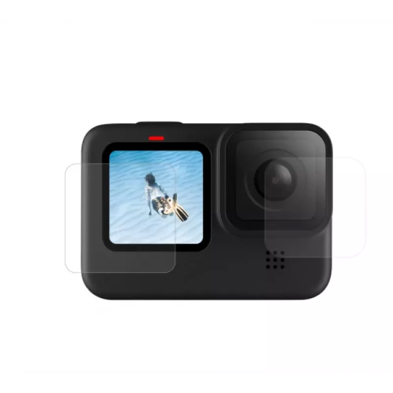 Karastatud klaasist ekraani- ja läätsekaitse Telesin GoPro Hero 9 / Hero 10 (GP-FLM-901)