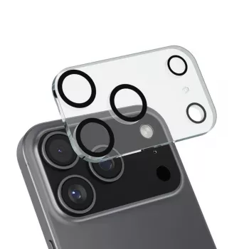 Kaamera ja objektiivi kaitseklaas Crong CRGLSIP1763P iPhone 17 Pro jaoks — kaitseklaas kaameramoodulile