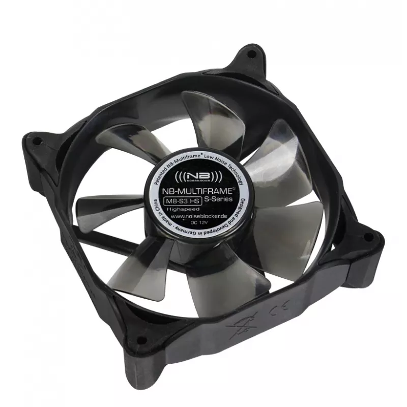 Noiseblocker Multiframe S-Series M8-3 HS 80 mm korpuseventilaator