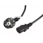Lanberg CA-C13C-11CC-0030-BK Toitekaabel Must 3 M C13 ühendus CEE7/7 (CA-C13C-11CC-0030-BK)